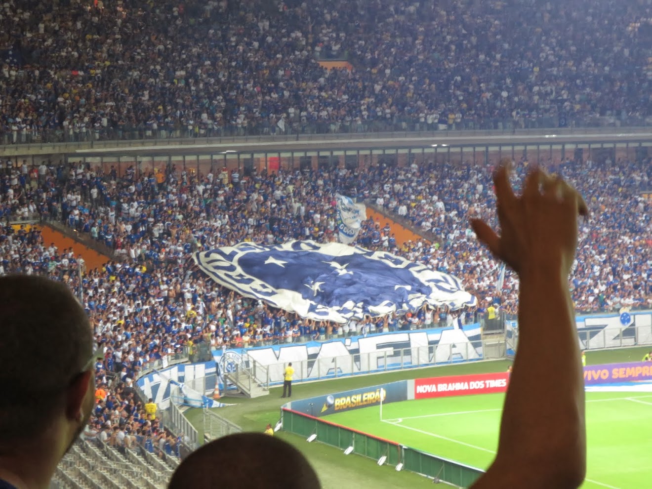Cruzeiro Crowd Flag